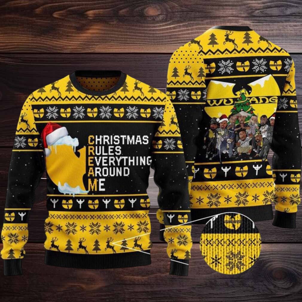 Wu Tang Clan Christmas Rules Everything Around Me Ugly Sweater Wu Tang Clan Christmas Rules Everything Around Me Ugly Sweater