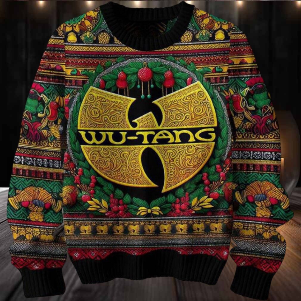 Wu Tang Clan Idler Logo Ugly Christmas Sweater Wu Tang Clan Idler Logo Ugly Christmas Sweater