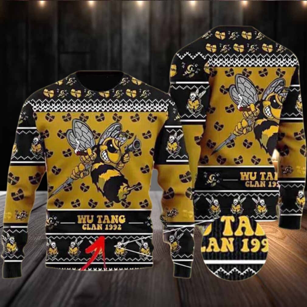 Wu Tang Clan Killer Bee Custom Ugly Christmas Sweater Wu Tang Clan Killer Bee Custom Ugly Christmas Sweater