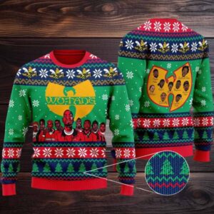 Wu tang Clan All Over Printed Ugly Christmas Member 36 Cream