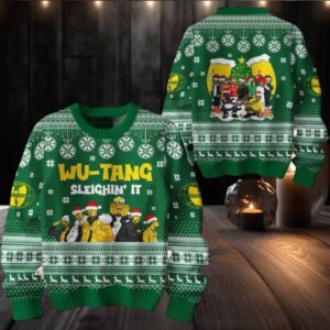 Wu tang Clan Logo Ugly Christmas Sweater Wu tang Clan Logo Ugly Christmas Sweater