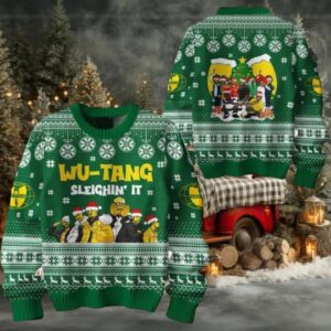 Wu tang Clan Logo Ugly Christmas Sweater