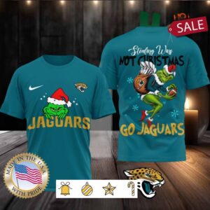 Jacksonville Jaguars NFL Grinch Dr. Seuss Stealing Wins Not Christmas Shirt