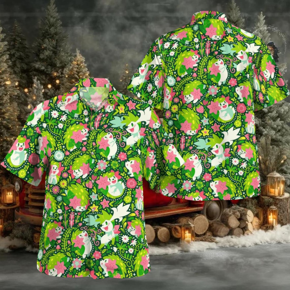 Shaymin Pokemon Hawaiian Shirt Shaymin Pokemon Hawaiian Shirt