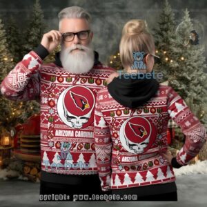 Arizona Cardinals Grateful Dead Ugly 3D Hoodie Women