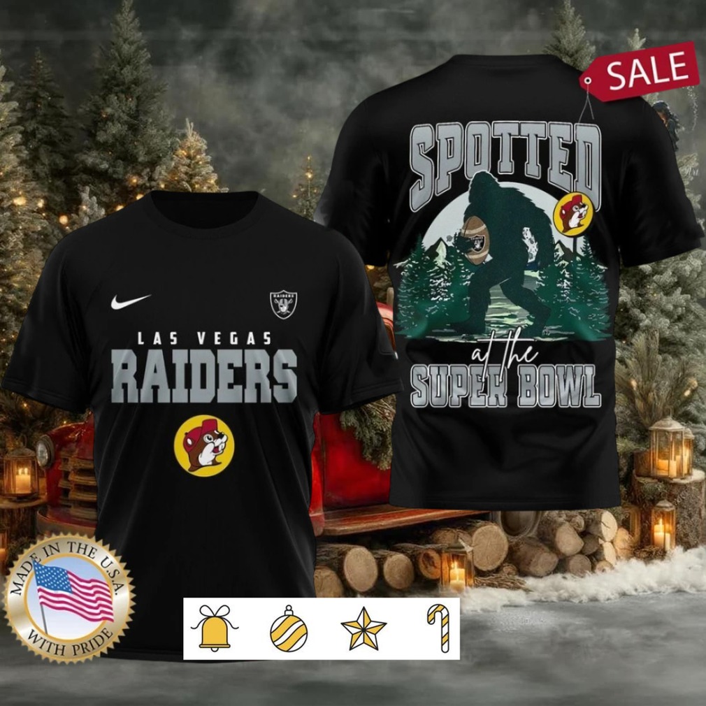 Las Vegas Raiders NFL Buc ee’s Spotted at the Super Bowl Shirt Las Vegas Raiders NFL Buc ee’s Spotted at the Super Bowl Shirt
