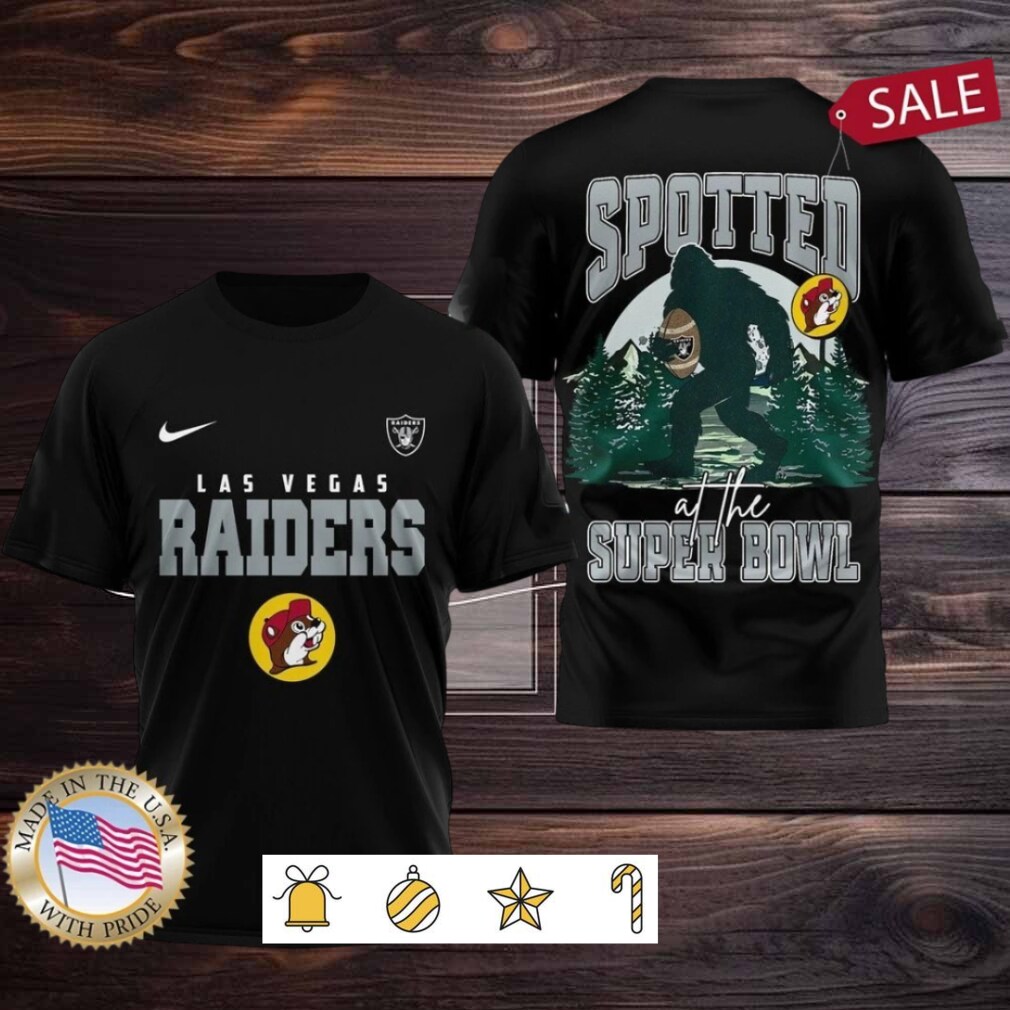 Las Vegas Raiders NFL Buc ee’s Spotted at the Super Bowl Shirt Las Vegas Raiders NFL Buc ee’s Spotted at the Super Bowl Shirt
