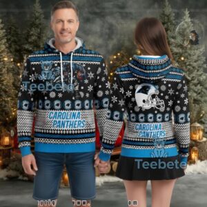 Carolina Panthers Mascot 3D Ugly Hoodie Print