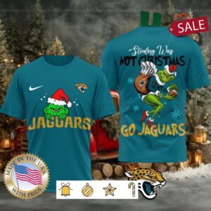 Jacksonville Jaguars NFL Grinch Dr. Seuss Stealing Wins Not Christmas Shirt