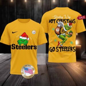 Pittsburgh Steelers NFL Grinch Dr. Seuss Stealing Wins Not Christmas Shirt