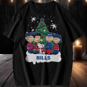 Peanuts Gang Buffalo Bills Christmas T Shirt
