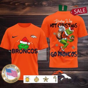 Denver Broncos NFL Grinch Dr. Seuss Stealing Wins Not Christmas Shirt