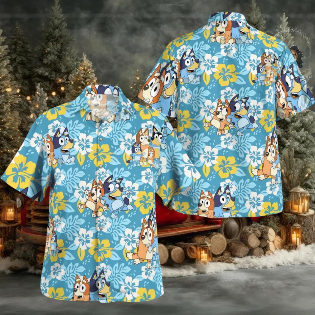 Bluey Hawaiian Shirt Bluey Hawaiian Shirt