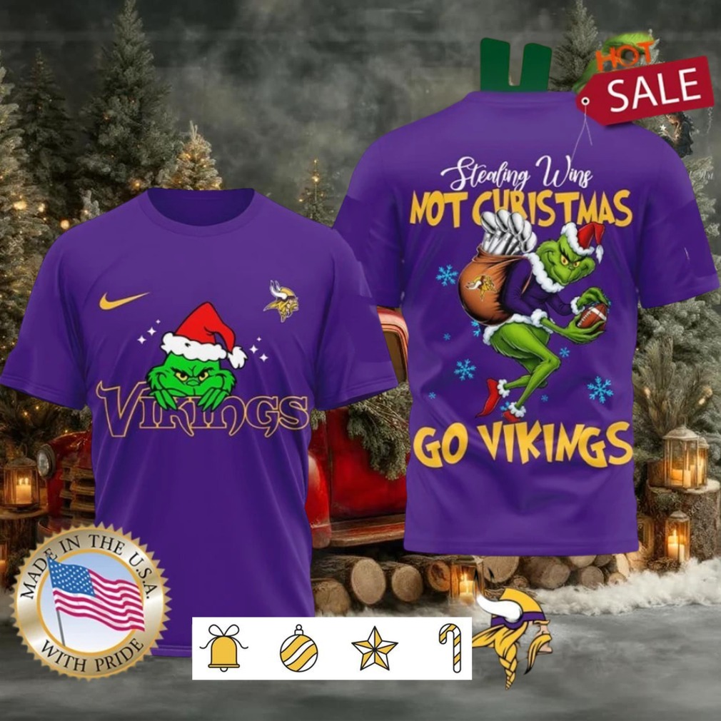 Minnesota Vikings NFL Grinch Dr. Seuss Stealing Wins Not Christmas Shirt Minnesota Vikings NFL Grinch Dr. Seuss Stealing Wins Not Christmas Shirt