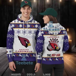 Arizona Cardinals The Red Sea Ugly 3D Hoodie Youth