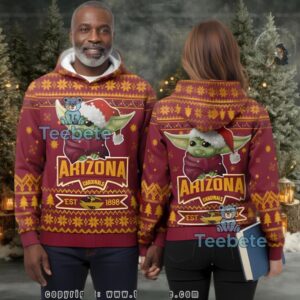 Arizona Cardinals Baby Yoda Ugly 3D Print Hoodie