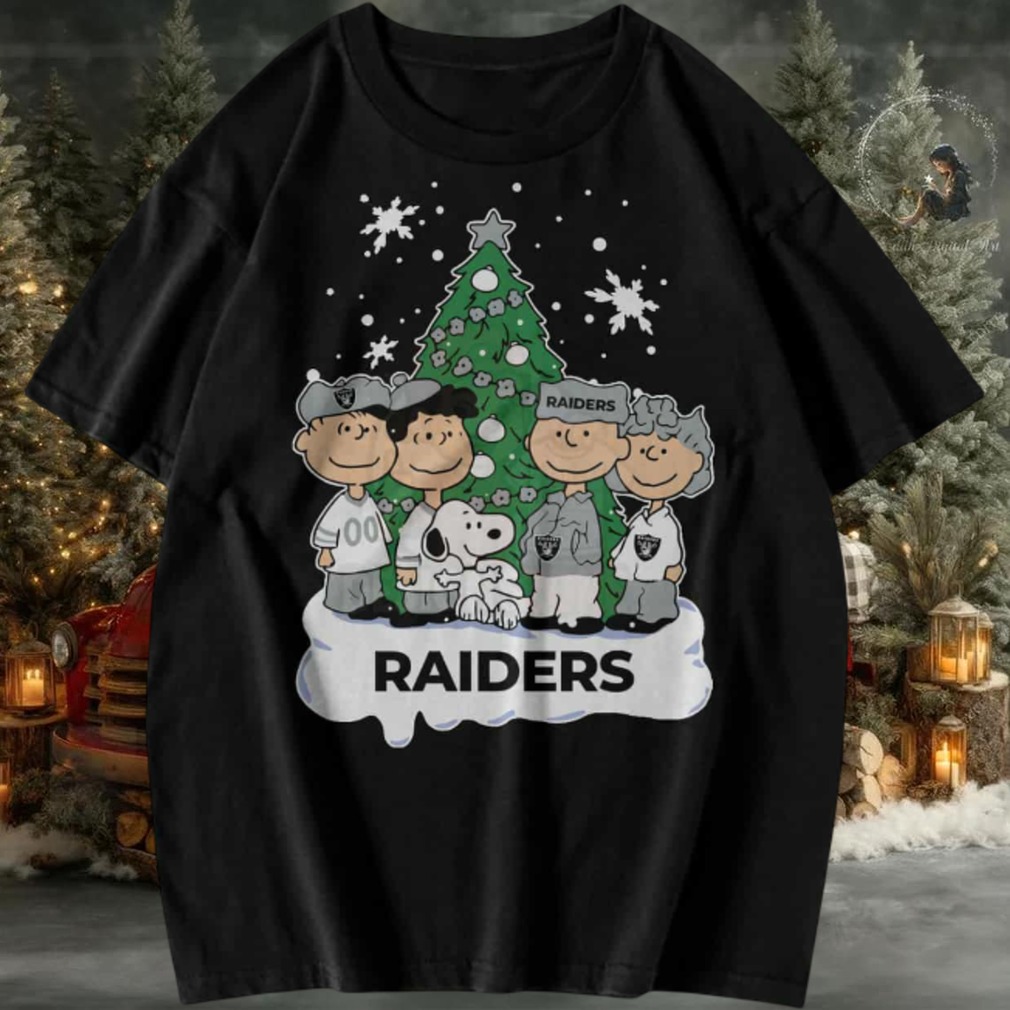 Merry Christmas Las Vegas Raiders X Peanuts Characters Shirt Merry Christmas Las Vegas Raiders X Peanuts Characters Shirt