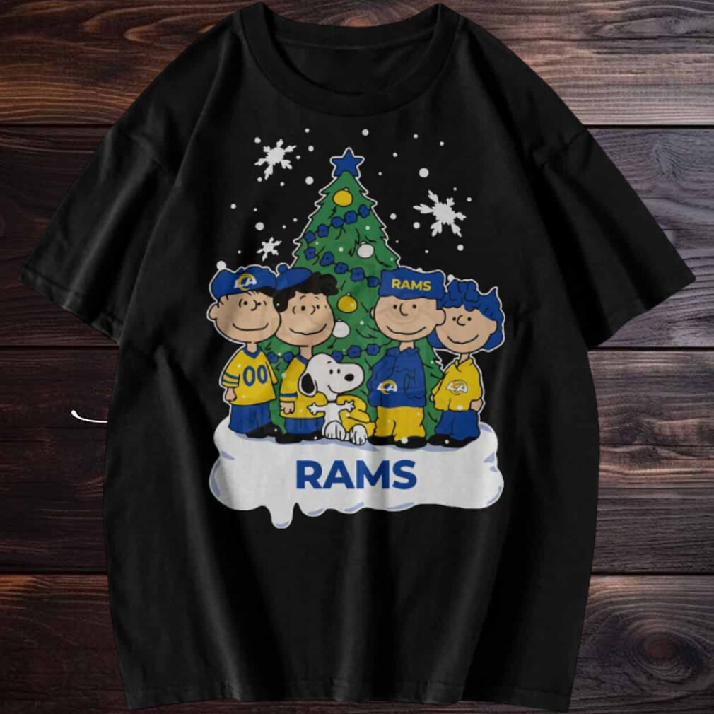 Peanuts characters Los Angeles Rams Christmas shirt Peanuts characters Los Angeles Rams Christmas shirt
