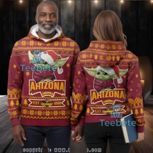 Arizona Cardinals Baby Yoda Ugly 3D Print Hoodie