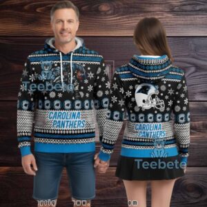 Carolina Panthers Mascot 3D Ugly Hoodie Print Carolina Panthers Mascot 3D Ugly Hoodie Print
