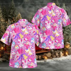 Pink Pokemon Hawaiian Shirt