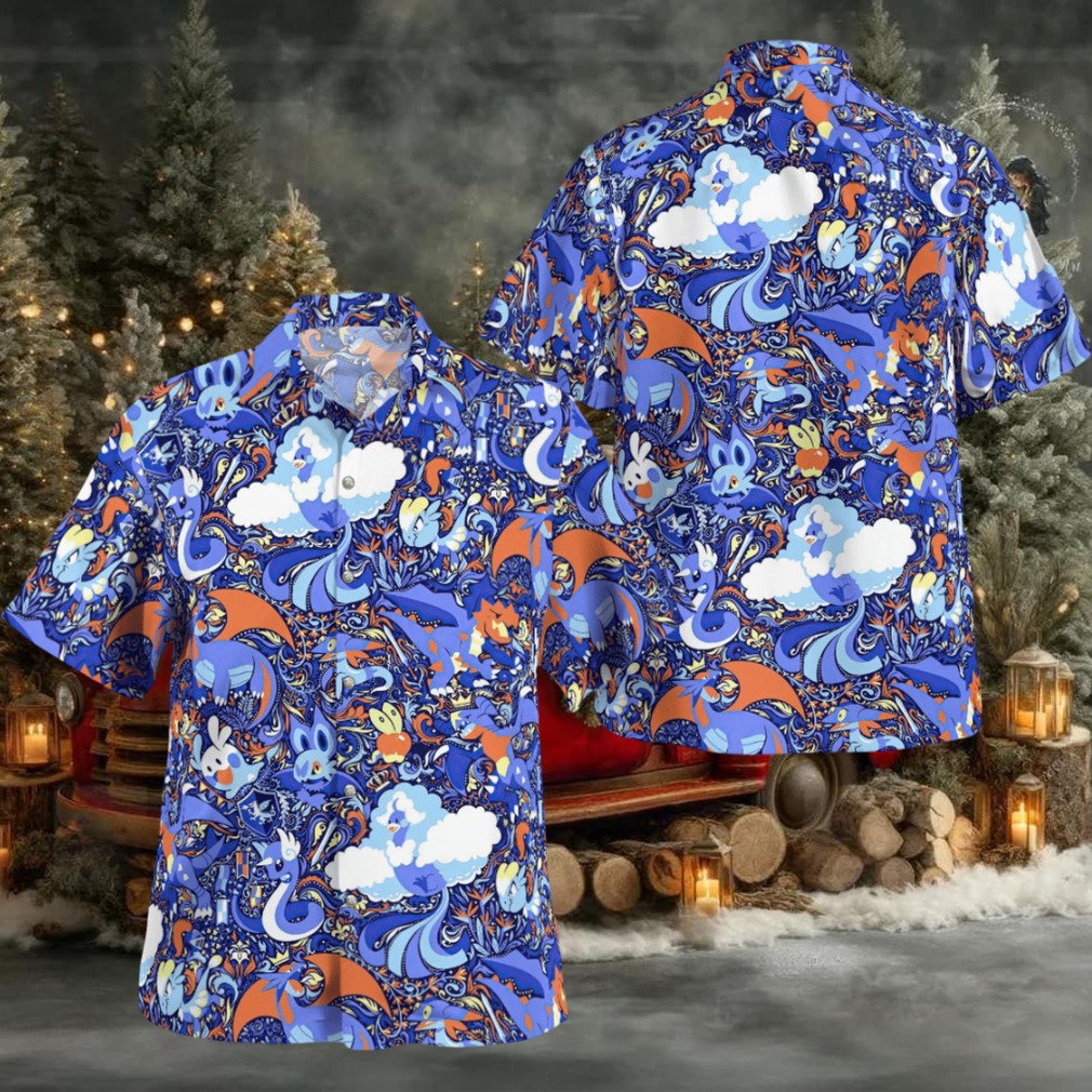 Dragon Pokemon Hawaiian Shirt Dragon Pokemon Hawaiian Shirt