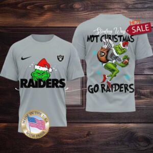 Las Vegas Raiders NFL Grinch Dr. Seuss Stealing Wins Not Christmas Shirt