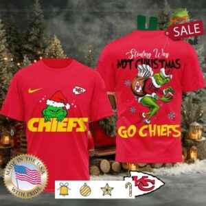 Kansas City Chiefs NFL Grinch Dr. Seuss Stealing Wins Not Christmas Shirt