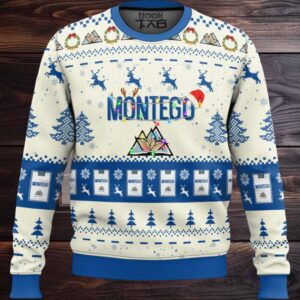 montego cigarettes Blue Ugly Christmas Sweater