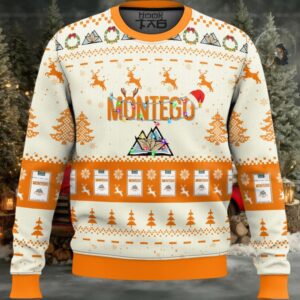 montego cigarettes Orange Ugly Christmas Sweater