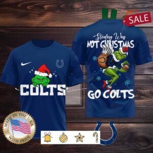 Indianapolis Colts NFL Grinch Dr. Seuss Stealing Wins Not Christmas Shirt