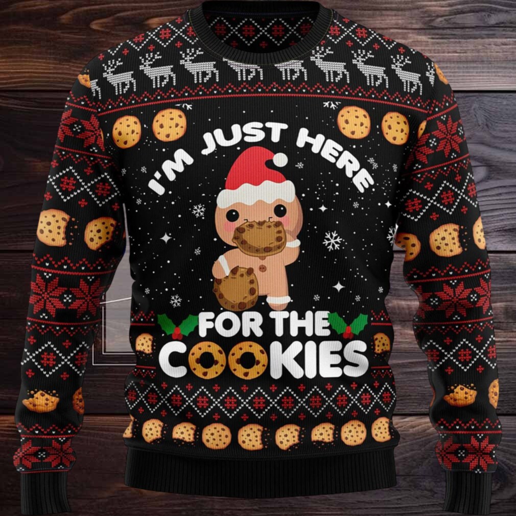 I’m Just Here For The Cookies Ugly Christmas Sweater I’m Just Here For The Cookies Ugly Christmas Sweater