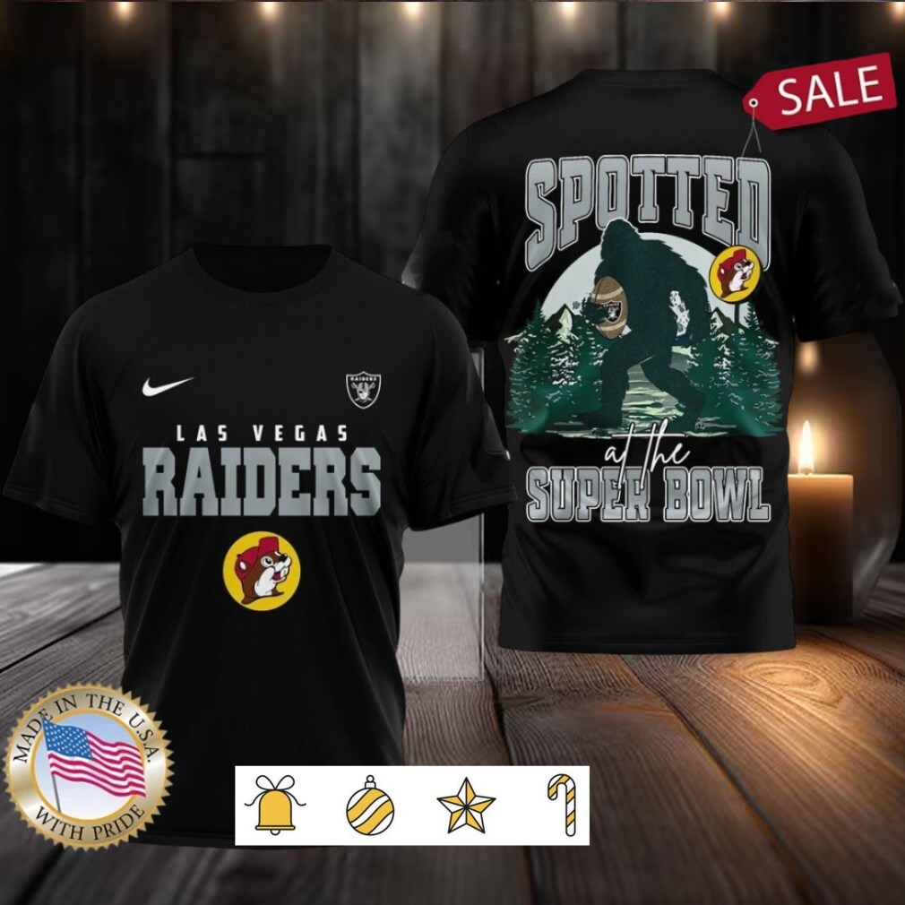 Las Vegas Raiders NFL Buc ee’s Spotted at the Super Bowl Shirt Las Vegas Raiders NFL Buc ee’s Spotted at the Super Bowl Shirt