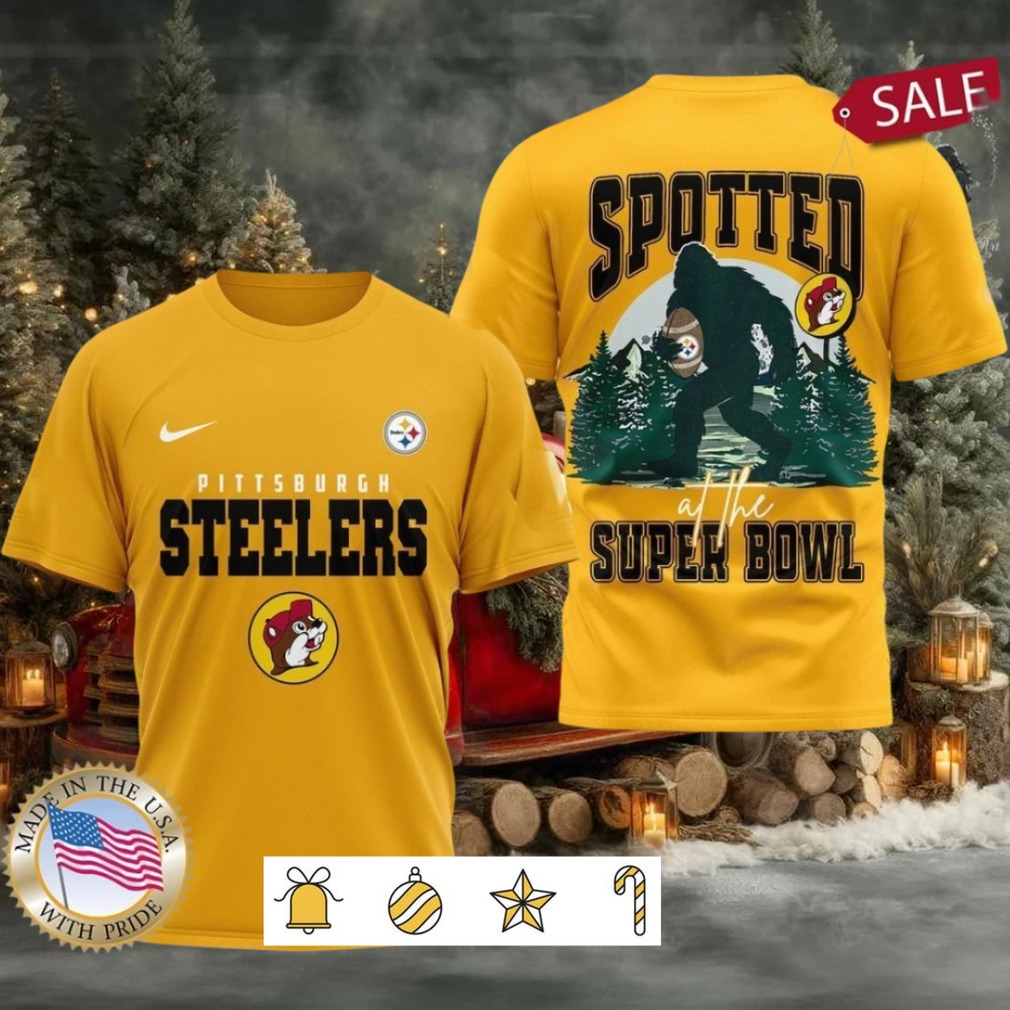 Pittsburgh Steelers NFL Buc ee’s Spotted at the Super Bowl Shirt Pittsburgh Steelers NFL Buc ee’s Spotted at the Super Bowl Shirt