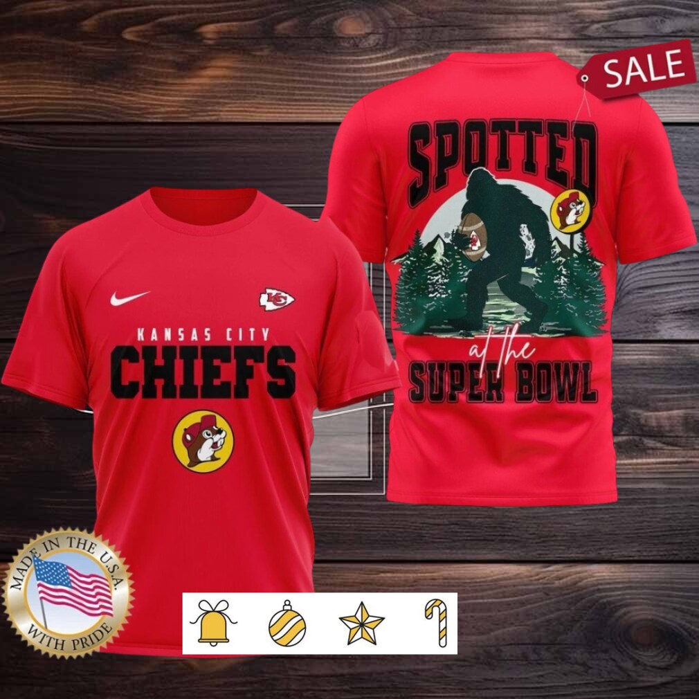 Kansas City Chiefs NFL Buc ee’s Spotted at the Super Bowl Shirt Kansas City Chiefs NFL Buc ee’s Spotted at the Super Bowl Shirt