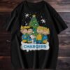 Green Bay Packers Christmas T shirt featuring Peanuts characters Green Bay Packers Christmas T shirt featuring Peanuts characters