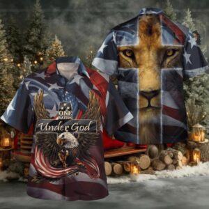 One Nation Under God Hawaiian Shirt