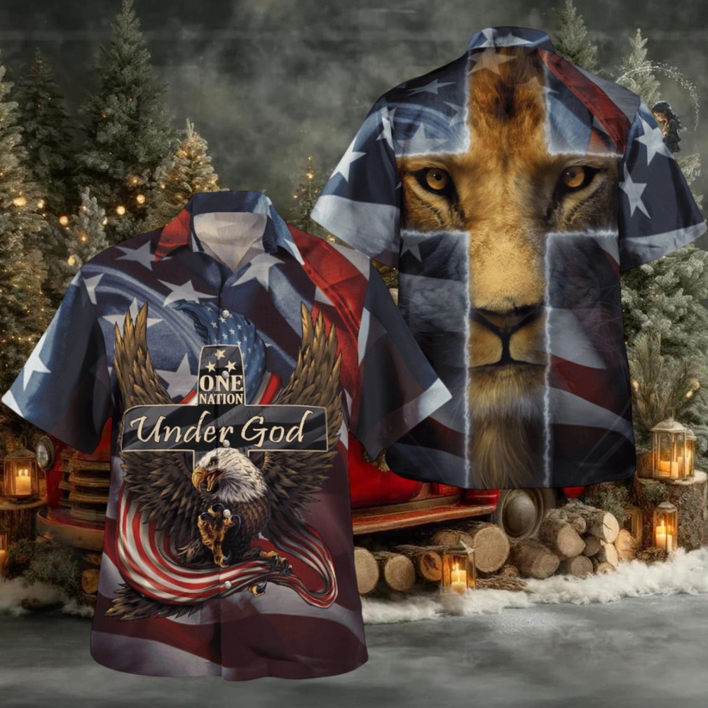 One Nation Under God Hawaiian Shirt One Nation Under God Hawaiian Shirt