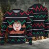 Blue Green Jagermeister Stag Logo Christmas Ugly Sweater Blue Green Jagermeister Stag Logo Christmas Ugly Sweater
