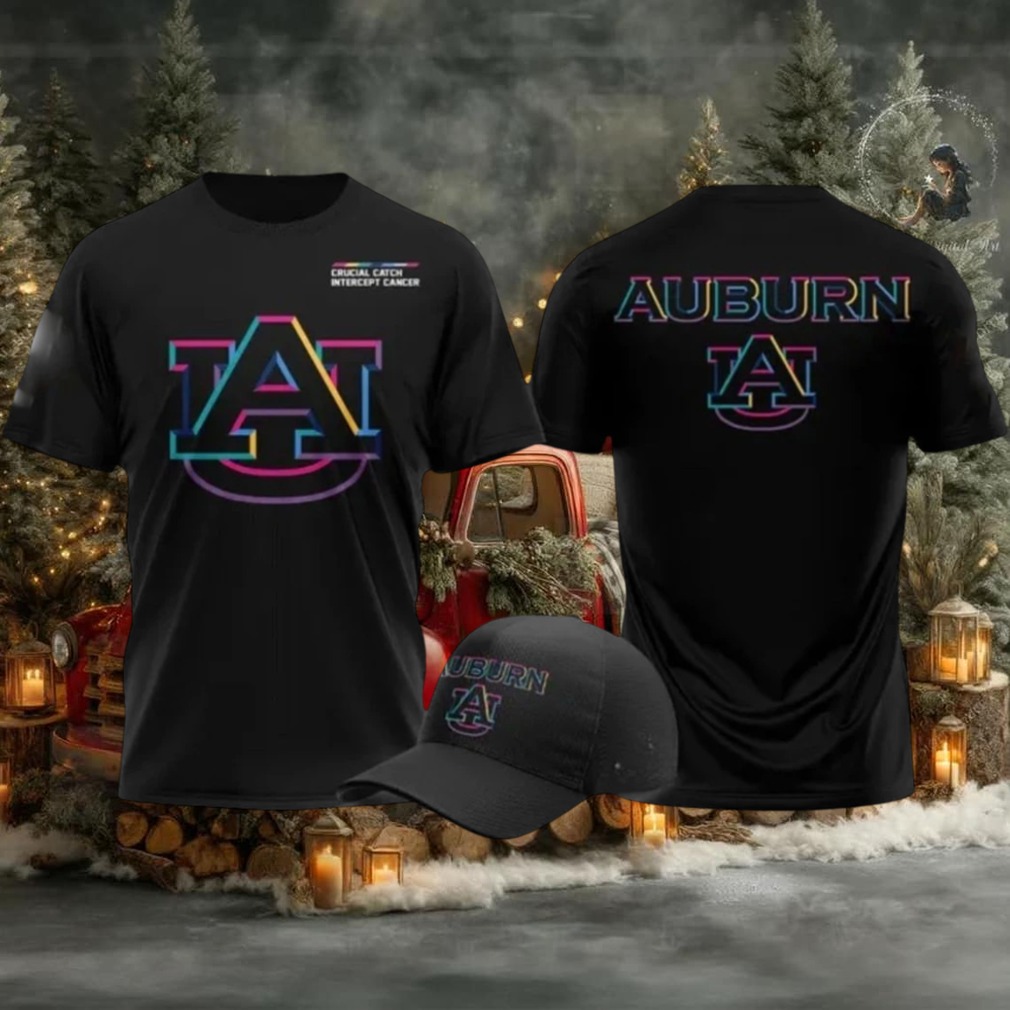 2025 Auburn Tigers Crucial Catch Logo Two Sided Shirt 2025 Auburn Tigers Crucial Catch Logo Two Sided Shirt