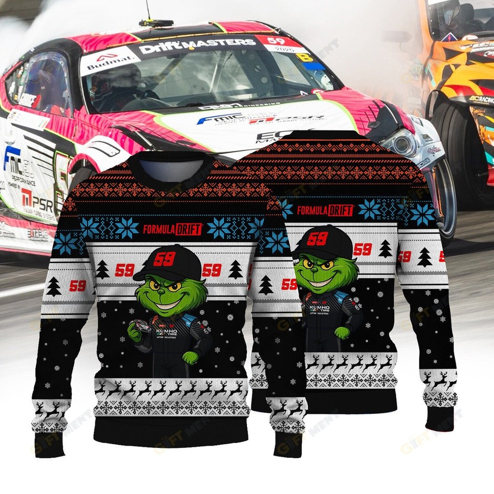 59 Racing Jack Shanahan × Grinch Ugly Christmas Sweater 59 Racing Jack Shanahan × Grinch Ugly Christmas Sweater
