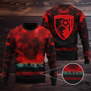 AFC Bournemouth x Stranger Things Ugly Sweater