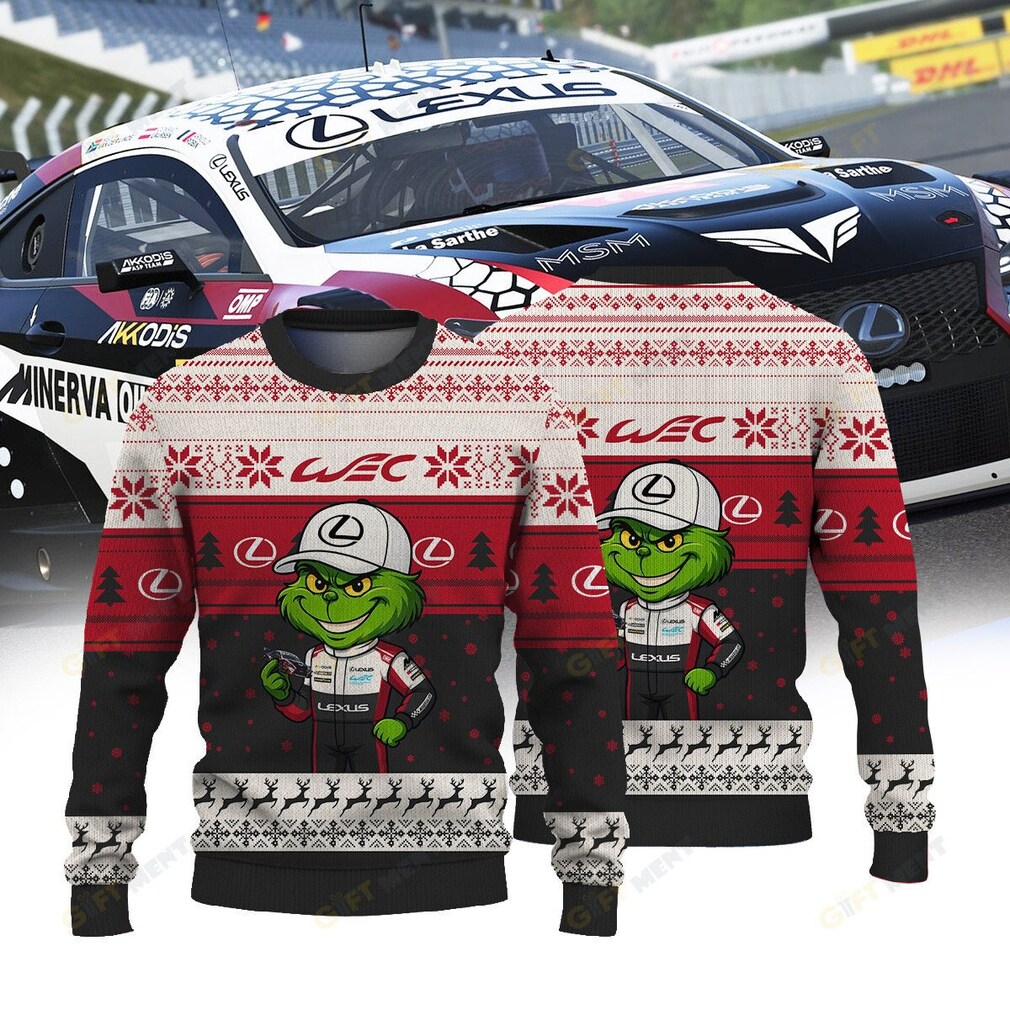 AKKODIS ASP TEAM LEXUS FIAWEC × Grinch Ugly Christmas Sweater front