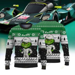 ASTON MARTIN THOR TEAM FIAWEC × Grinch Ugly Christmas Sweater