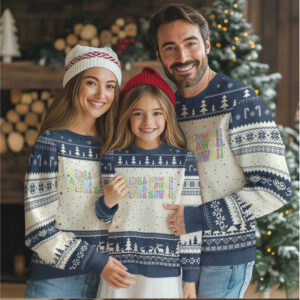 Aloha Hawaii Ugly Christmas Sweater Flower Summer Hawaiian Island