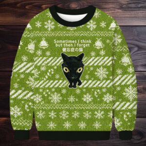 Amnesiac Cat Christmas Ugly Sweatshirt Amnesiac Cat Christmas Ugly Sweatshirt