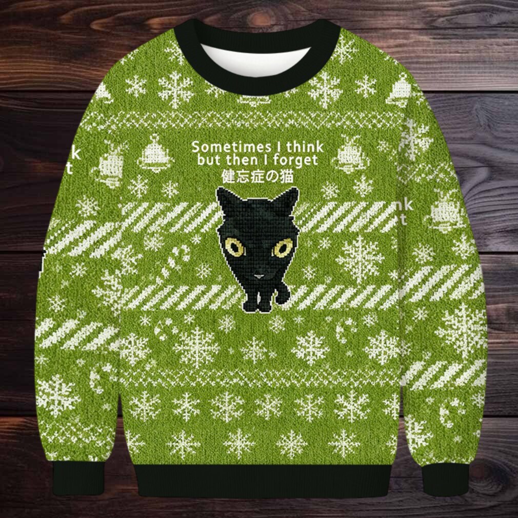 Amnesiac Cat Christmas Ugly Sweatshirt Amnesiac Cat Christmas Ugly Sweatshirt