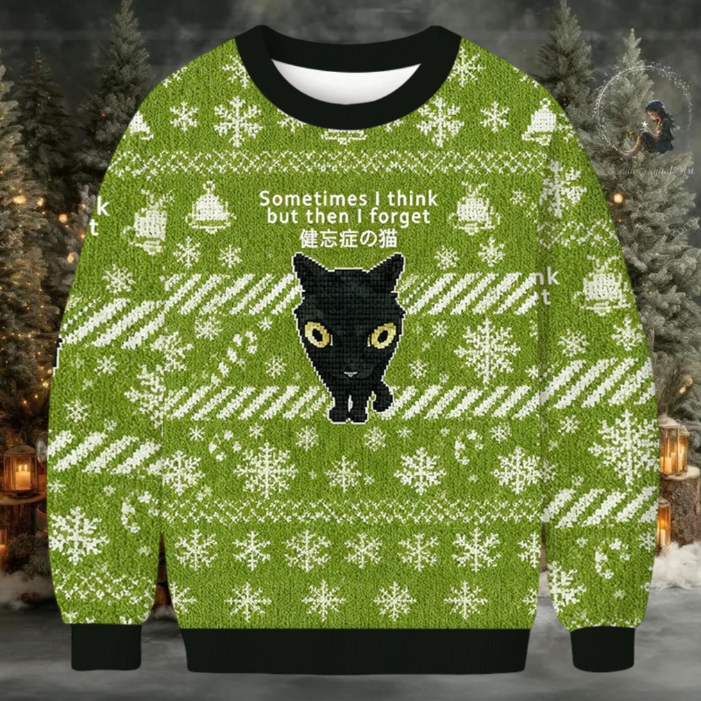 Amnesiac Cat Christmas Ugly Sweatshirt Amnesiac Cat Christmas Ugly Sweatshirt