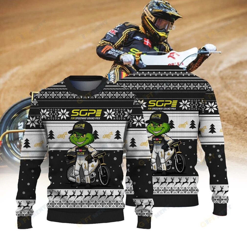 Anders Thomsen × Grinch FIM Speedway SGP Christmas Ugly Sweater Anders Thomsen × Grinch FIM Speedway SGP Christmas Ugly Sweater