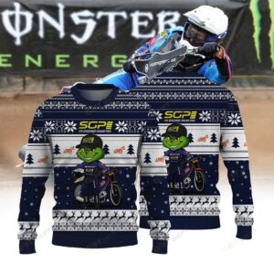 Andzejs Lebedevs × Grinch FIM Speedway SGP Christmas Ugly Sweater